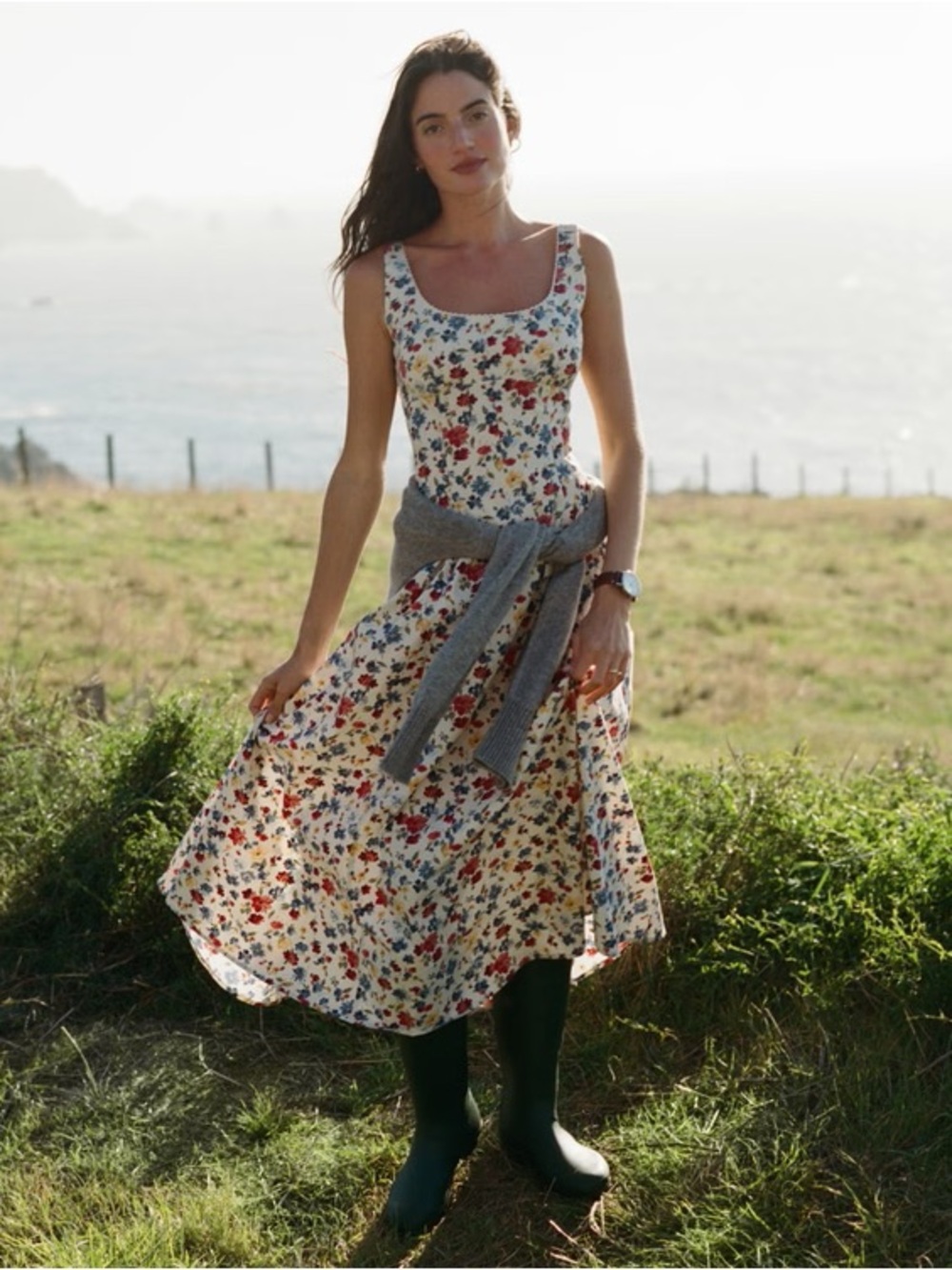 A&F Bra-Free Dylan Midi Dress